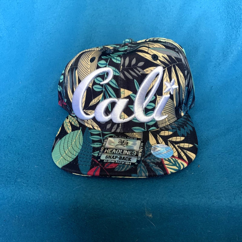 Tropical Cali Snapback Hat by Headlines 100% Acrylic